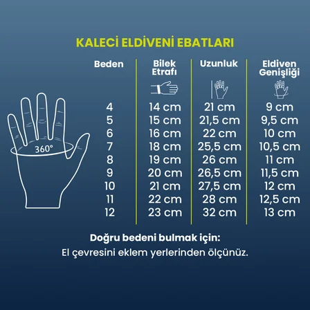 King Play Rc Unisex Beyaz Kaleci Eldiveni 04214504