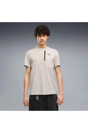 PUMATECH Tee Krem Erkek T-Shirt