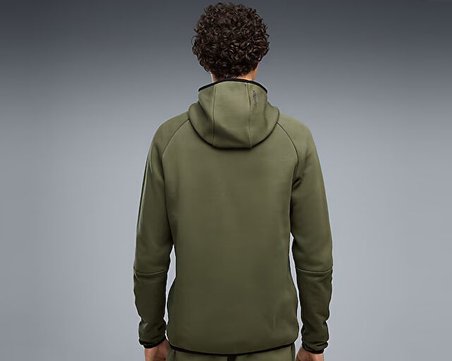 Puma PUMATECH FULL-ZIP HOODIE Erkek Günlük Ceket 69395186 Yeşil