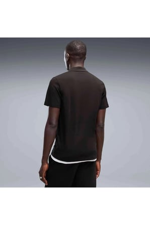 AMF1 Essential Polo Siyah Erkek T-Shirt & Polo