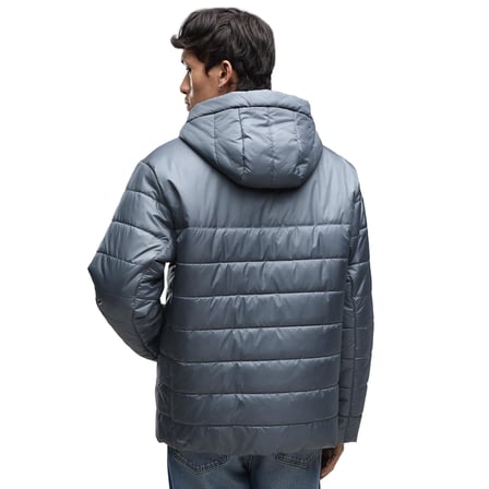 685211-37 Puma Ess Hooded Padded Jacket Erkek Mont Haki