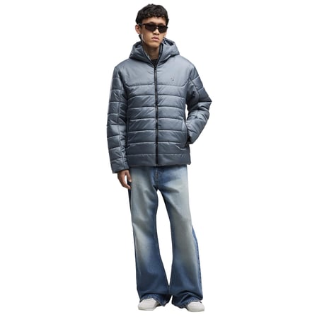 685211-37 Puma Ess Hooded Padded Jacket Erkek Mont Haki
