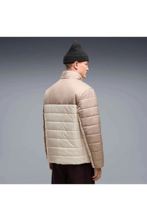 ESS Padded Jacket Krem Erkek Mont