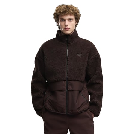 694562-33 Puma Hybrid Sherpa Jacket M Erkek Ceket Kahve