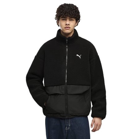 694562-01 Puma Hybrid Sherpa Jacket M Erkek Ceket Siyah