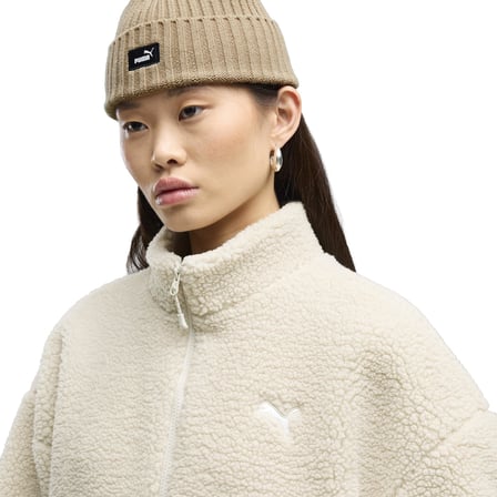 694567-87 Puma Re:fibre Sherpa Jacket W Kadın Ceket Krem