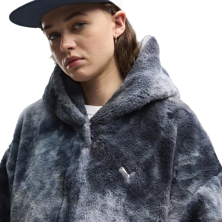 637142-35 Puma Highloft Fleece Jacket W Kadın Ceket Mavi