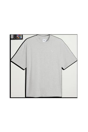 GRAPHIC Football Tee Erkek Gri T-Shirt & Polo