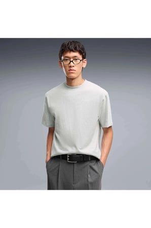 GRAPHIC Football Tee Erkek Gri T-Shirt & Polo