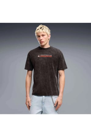 GRAPHIC Tee Erkek Siyah T-Shirt & Polo