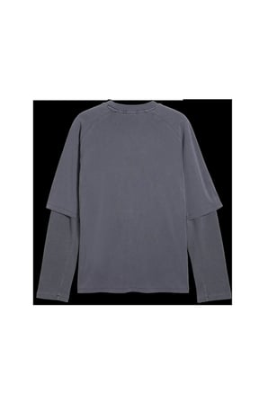 SELECT Essentials Longsleeve Gri Erkek Sweatshirt