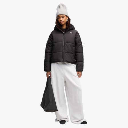 Puma Essential Relaxed Padded Kadın Siyah Ceket