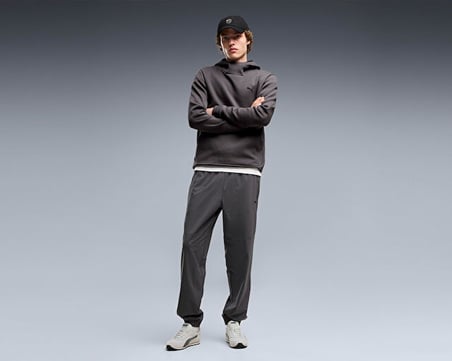 Puma PUMATECH WOVEN PANTS Erkek Günlük Eşofman Altı 69395434 Gri