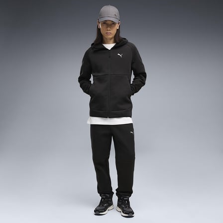 Pumatech Full-Zip Erkek Siyah Günlük Stil Eşofman Üstü 69395101