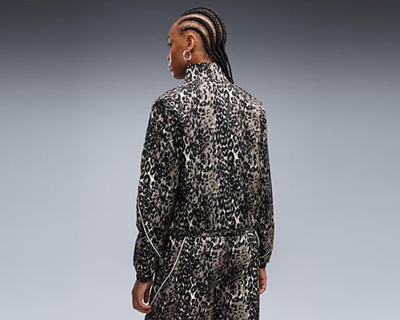 Puma PUMA SPORT ANIMAL FZ JACKET Kadın Günlük Ceket 69400481 Gri