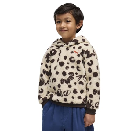 637423-87 Puma Imagınary Frıend Hoodie Çocuk Sweatshirt Bej