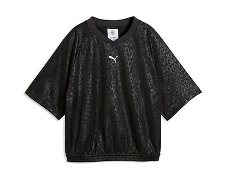 Puma PUMA SPORT ANIMAL  JERSEY Kadın Günlük Tişört 69400601 Siyah