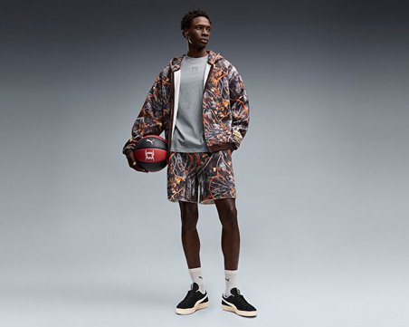 Puma DYLAN WILDCAT SHORT FL 6IN Erkek Basketbol Şortu 63722501 Kahverengi