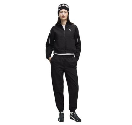 694002-01 Puma Woven Suit Cl Kadın Eşofman Takımı Siyah