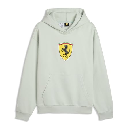 Ferrari Colored Shield Erkek Yeşil Günlük Stil Sweatshirt 63700115