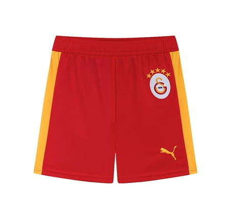 788199-80 Puma Gs Galatasaray S.k. Retro &amp;Ccedil;ocuk Şort Ve Kapri Kırmızı