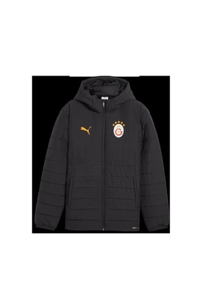 GSK Hooded Padded Jacket Siyah Erkek Mont
