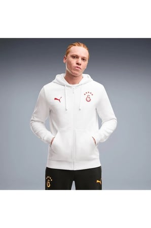 GSK FtblESS FZ HoodJacket FL GALATASARAY FtblESSENTIALS Erkek Kapüşonlu Ceket