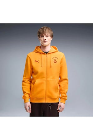 GSK FtblESS FZ HoodJacket FL GALATASARAY FtblESSENTIALS Erkek Kapüşonlu Ceket