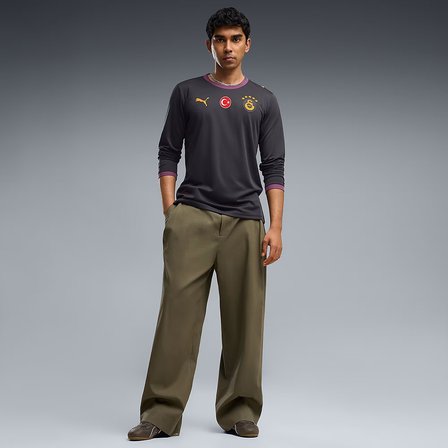 Galatasaray 2026/27 Deplasman Erkek Gri Uzun Kollu Futbol Forma 78501405