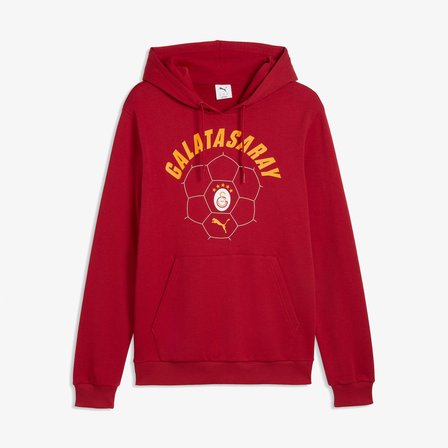 Puma Galatasaray 26/27  Erkek Kırmızı Günlük Sweatshirt