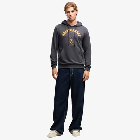Puma Galatasaray 26/27  Erkek Gri Günlük Sweatshirt