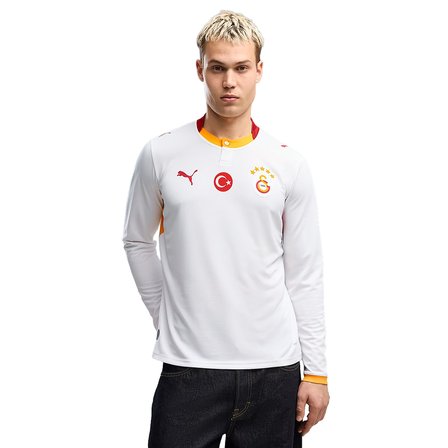 Galatasaray 2026/27 Alternatif Erkek Beyaz Uzun Kollu Futbol Forma 78500302