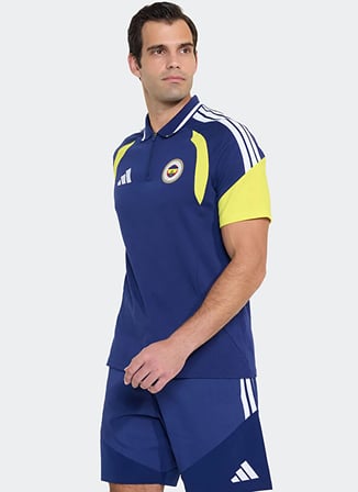 Adidas KM9976FEN POLO FTB TR Mavi Desenli Erkek Forma