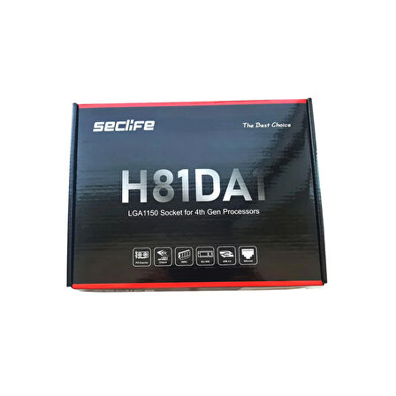 Seclife A520DA1 AM4 VGA, HDMI, Usb3.0 M.2 DDR4 Matx Anakart