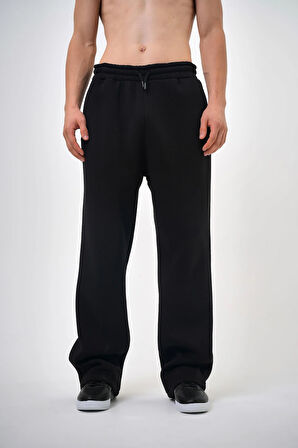 Erkek Basic Baggy Eşofman Altı Siyah