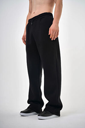 Erkek Basic Baggy Eşofman Altı Siyah
