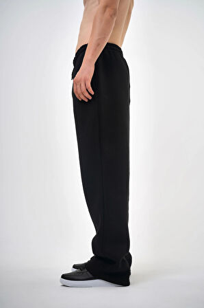 Erkek Basic Baggy Eşofman Altı Siyah
