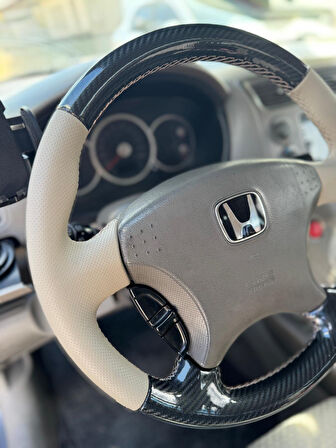 HONDA CİVİC VİTEC2 ARACA ÖZEL DİKMELİ DİREKSİYON KILIFI(AÇIKLAMAYI OKUYUNUZ)