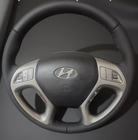 HYUNDAİ İX35 ARACA ÖZEL DİKMELİ DİREKSİYON KILIFI(AÇIKLAMAYI OKUYUNUZ LÜTFEN)