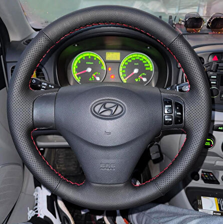 HYUNDAİ ERA ARACA ÖZEL DİKMELİ DİREKSİYON KILIFI (AÇIKLAMAYI OKUYUNUZ)
