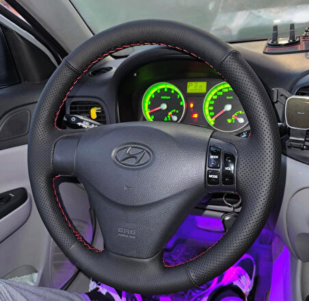HYUNDAİ ERA ARACA ÖZEL DİKMELİ DİREKSİYON KILIFI (AÇIKLAMAYI OKUYUNUZ)