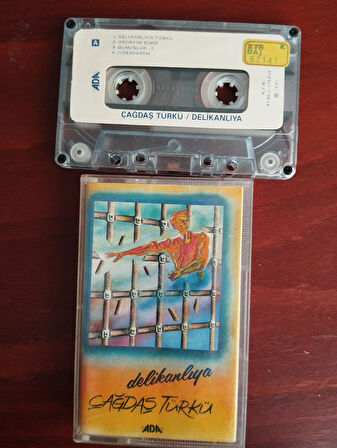 ÇAĞDAŞ TÜRKÜ - Delikanlıya -  1987 Türkiye Basım Kaset Albüm/ Kağıt Baskı -2.el