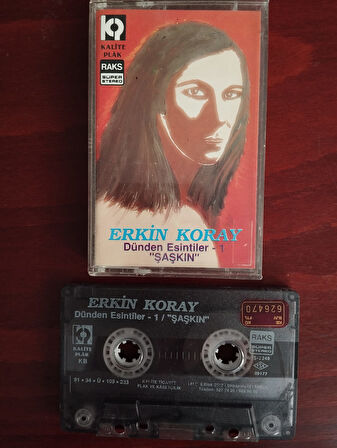 Erkin Koray ‎– Dünden Esintiler - 1 Şaşkın  -  1991 Türkiye Basım Kaset Albüm -2.EL