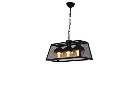 Silver 3 Lü Küp Spor Modern Retro Sarkıt Mutfak Salon Avize 