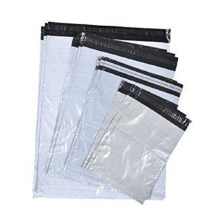 Etiket Plastik Kargo Poşeti Cepli 35x45x5 Cm 1pk 50 Adet