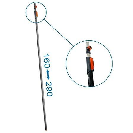 Gardena 3720 Combisystem Teleskopik Sap 160-290 cm