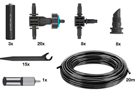 Gardena 13300 Solar Sulama AquaBloom Tatil Seti