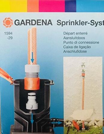 Gardena 1594-29 Toprak Altı Bağlantı Kutusu