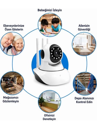 Blue Inter Cmr5 Kablosuz Wi-Fi IP Kamera