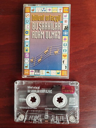 Bülent Ortaçgil ‎– Bu Şarkılar Adam Olmaz -  1995  Türkiye Basım Kaset Albüm-2.el